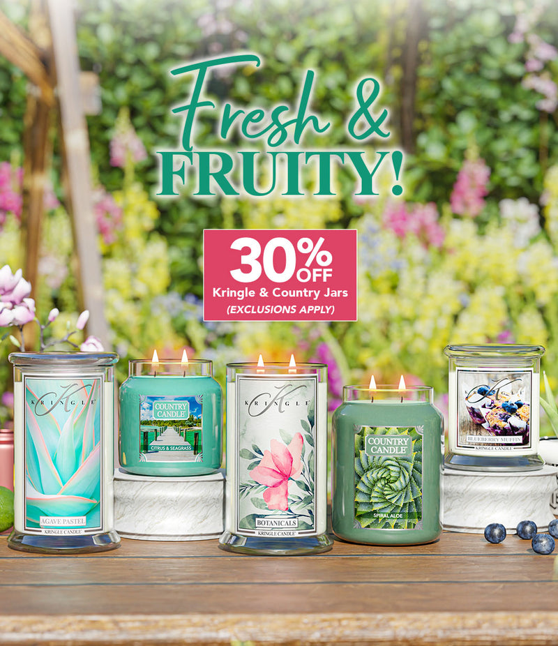 Kringle Candle Fresh and Fruit 30% Off Sale