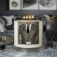 Grey Scented lit 4-wick Candle - Kringle Candle