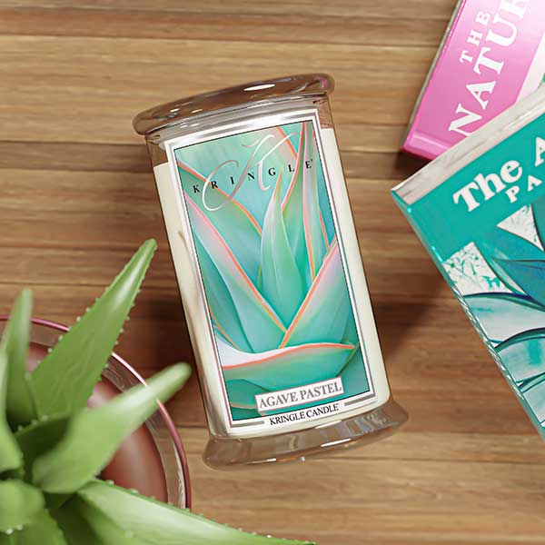 Agave Pastel Large 2-wick