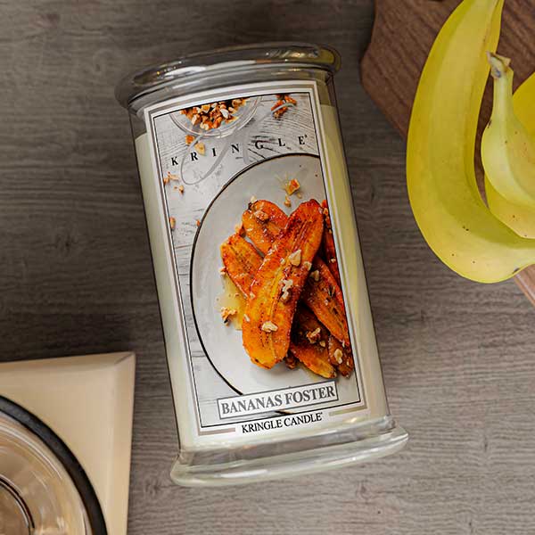Bananas Foster  Scented Large 2-Wick - Kringle Candle Company