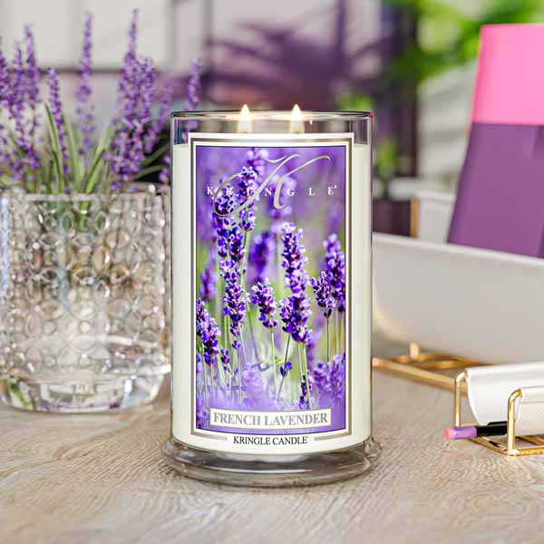 French Lavender Large 2-wick - Kringle Candle Company
