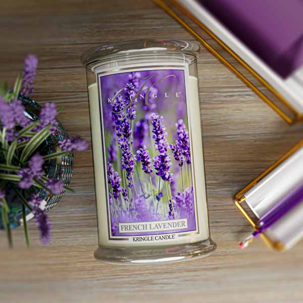 French Lavender Large 2-wick - Kringle Candle Company