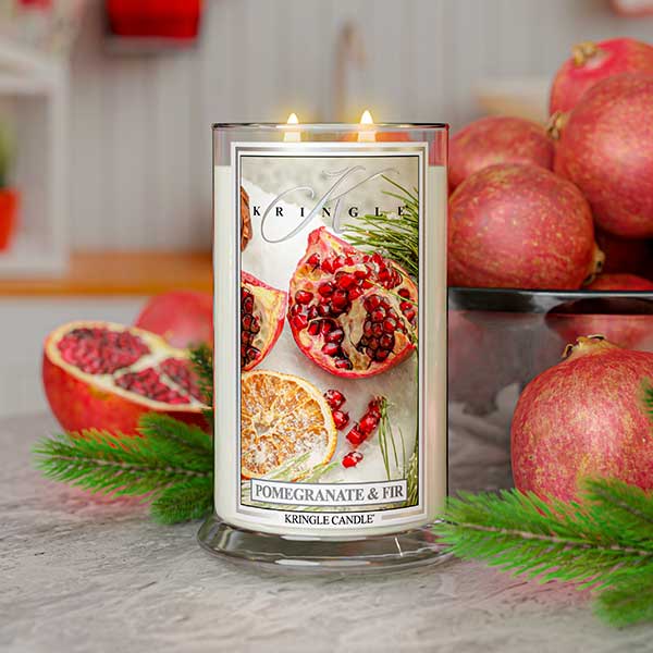 Pomegranate & Fir Large 2-Wick