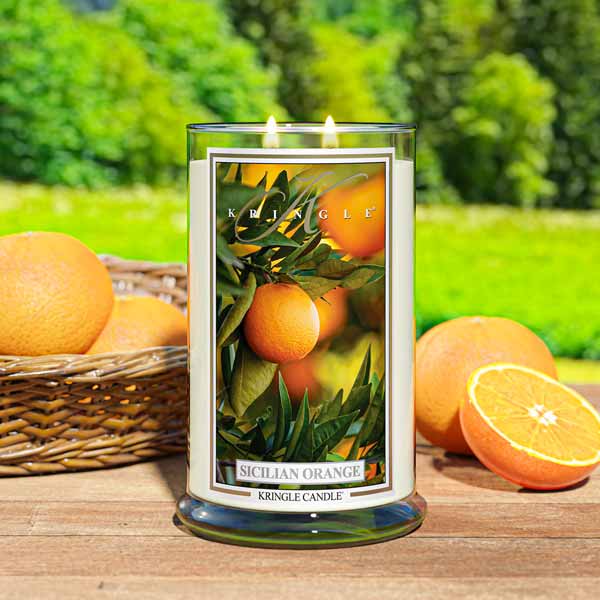 Sicilian Orange Large 2-wick - Kringle Candle Company