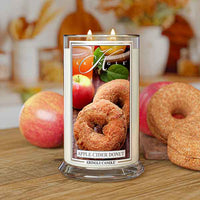 Apple Cider Donut  Large 2-wick lit candle - Kringle Candle Company