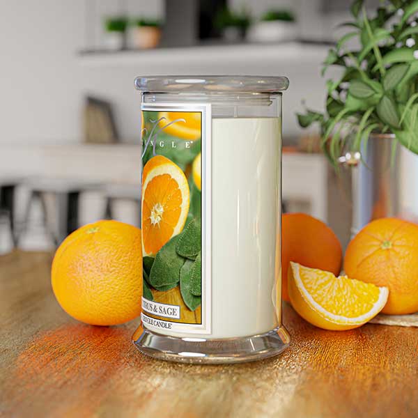 Citrus & Sage  Large 2-wick - Kringle Candle Company