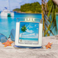 Sea Breeze Scented 4-wick Candle