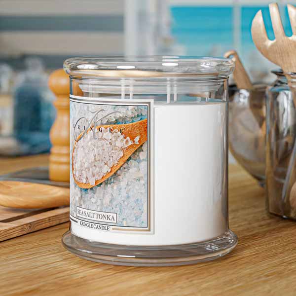 Sea Salt & Tonka Scented Extra Large 4-wick Candle - Kringle Candle Store