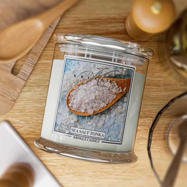 Sea Salt & Tonka Scented Extra Large 4-wick Candle - Kringle Candle Store