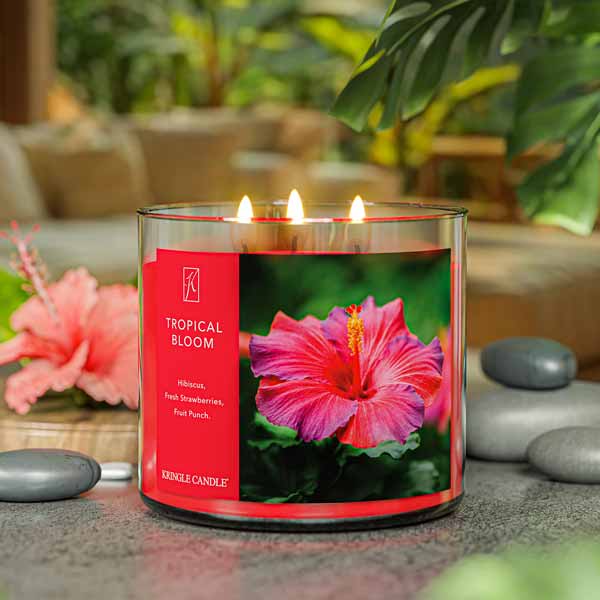 Tropical Bloom | 3-wick (14oz) | Kringle Candle