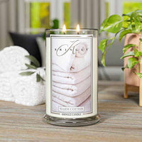 Warm Cotton Large 2-wick Scented Candle - Kringle Candle Company