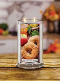 Apple Cider Donut  Large 2-wick lit candle - Kringle Candle Company