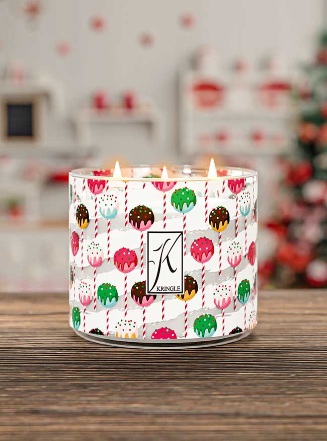 Christmas Cake Pops 3-wick