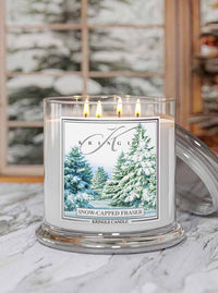 Snow-Capped Fraser Scented Extra Large 4-wick candle - Kringle Candle Company