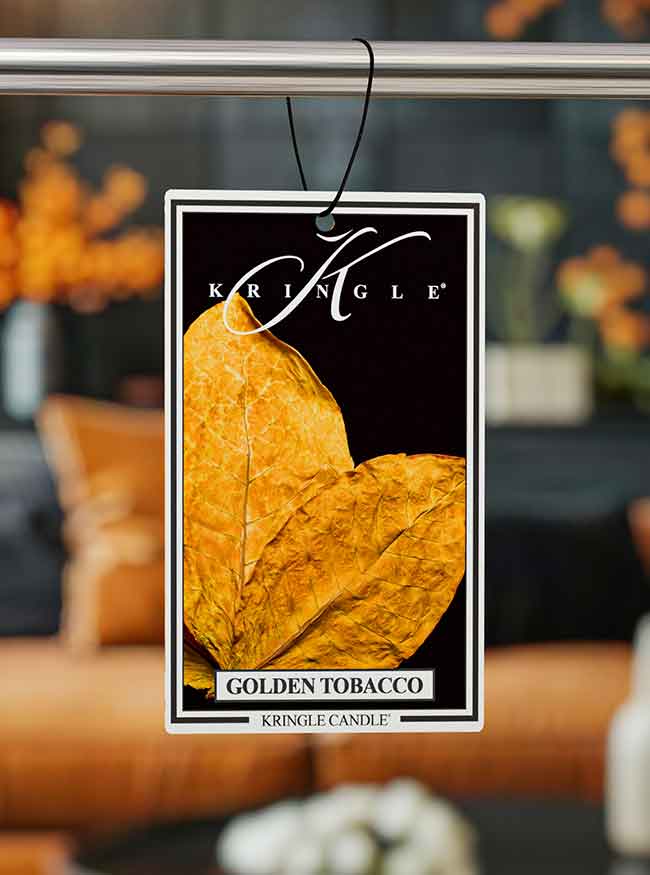 Golden Tobacco Scented Air Freshener - Kringle Candle Store