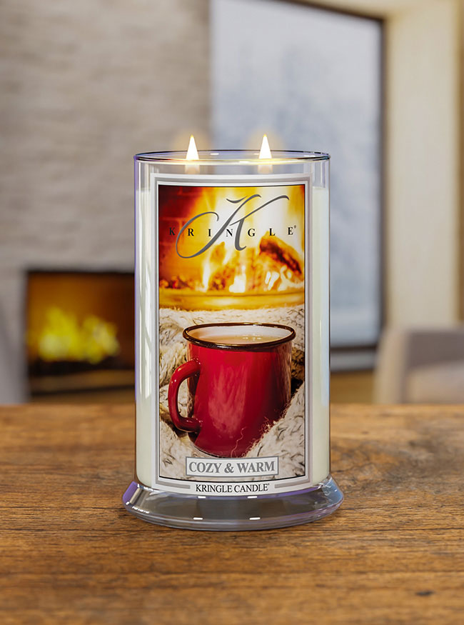 Buy Cozy & Warm Scented Candle | 2-Wick | Kringle Candle