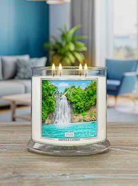 Fiji Scented 4-wick Lit Candle - Kringle Candle Store