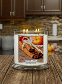 Spiced Apple Scented 4-wick Candle - Kringle Candle Store