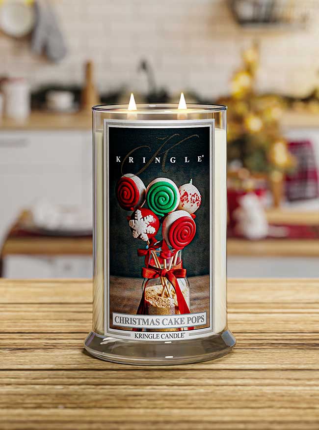 Christmas Cake Pops  Large 2-wick