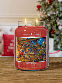 Santa's Workshop Scented Large 2-wick Candle