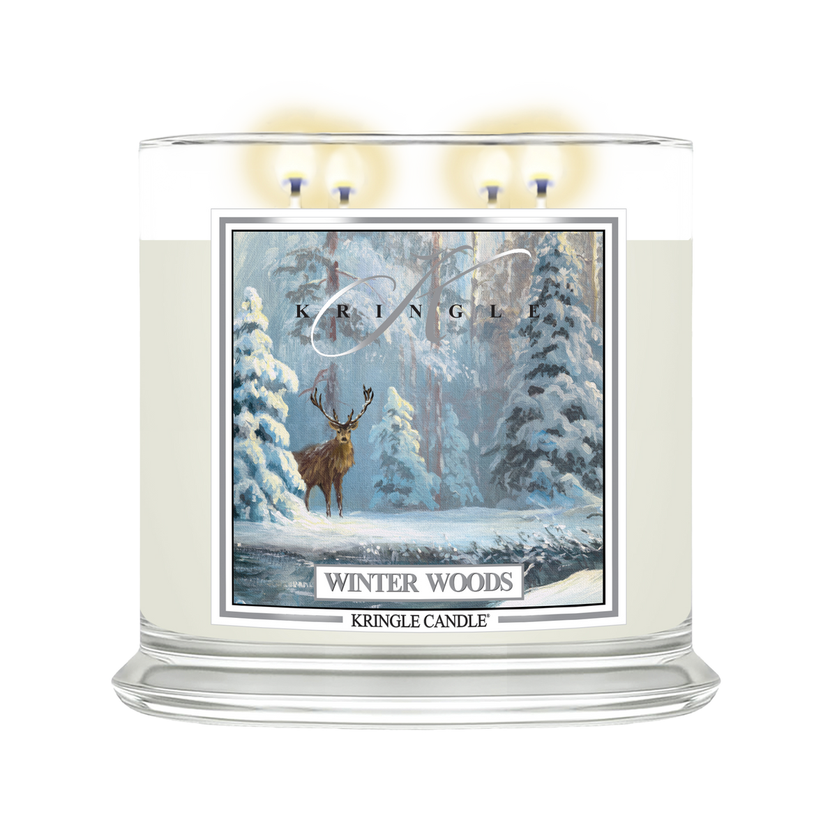 Winter Woods Scented Extra Large 4-wick Candle - Kringle Candle Store