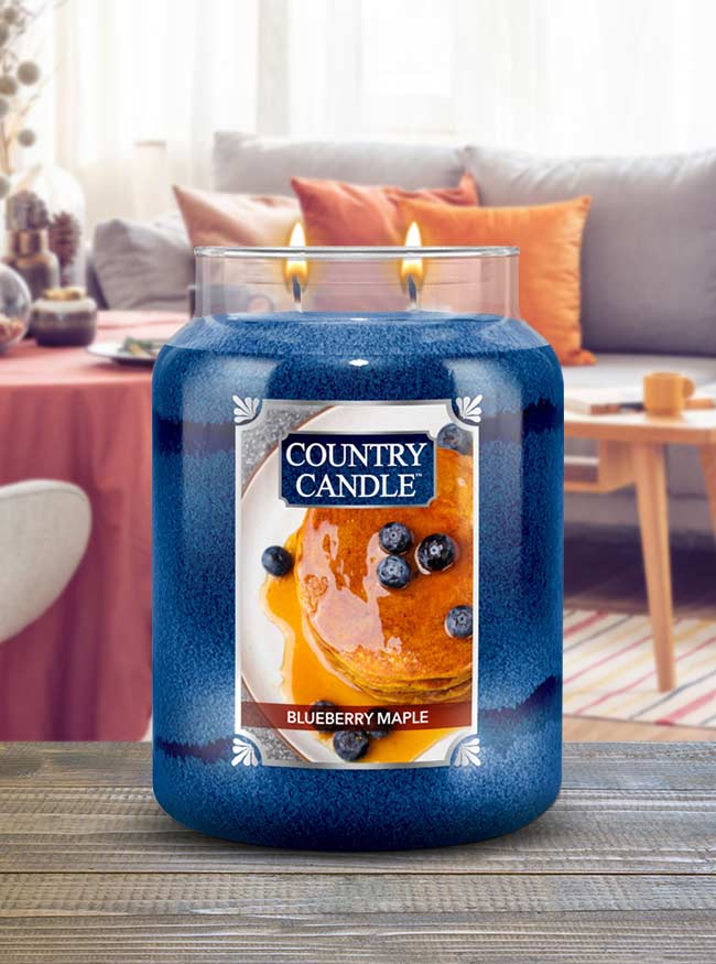 Blueberry Maple | Large 2-Wick Jar (26oz) | Country Candle