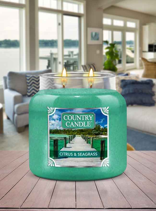 Citrus & Seagrass Medium 2-wick