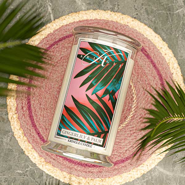 Gingerlily & Palm Scented Candle by Kringle Candle