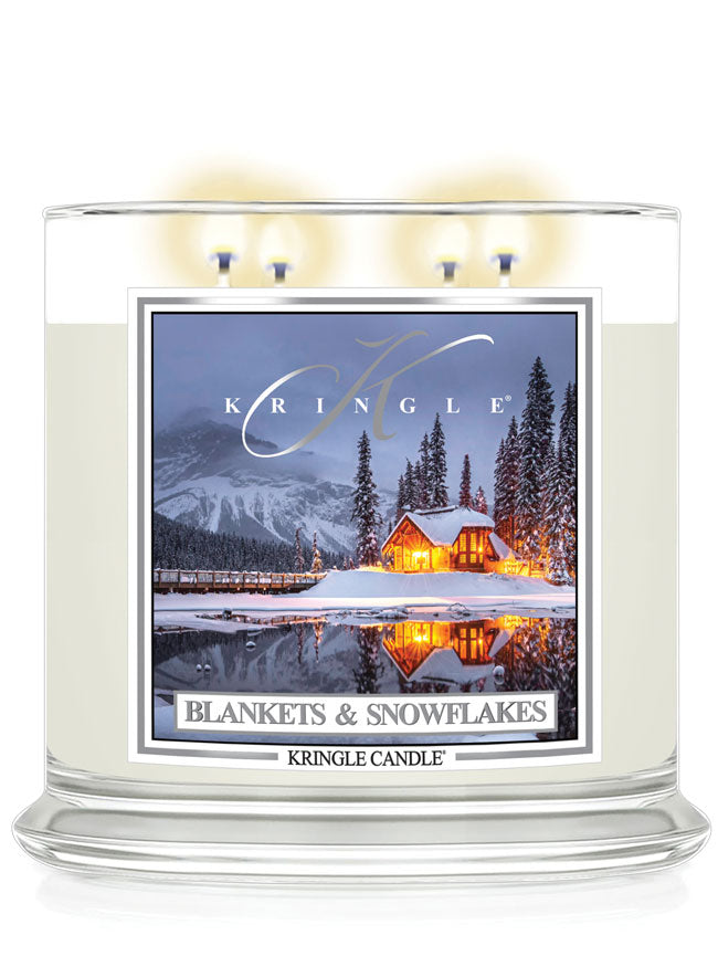 Buy Blankets & Snowflakes Jar | 32oz 4-Wick | Kringle Candle