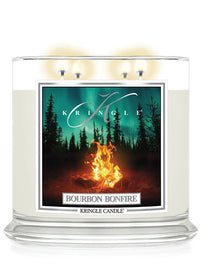 Bourbon Bonfire Scented 4-wick Candle
