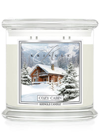 Cozy Cabin Scented 4-wick Candle Jar