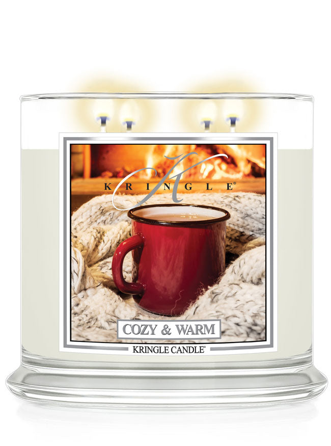 Cozy & Warm Scented Extra Large 4-wick Candle - Kringle Candle Store