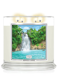 Fiji Scented 4-wick Lit Candle - Kringle Candle