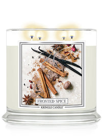 Frosted Spice Scented Extra Large 4-wick Candle - Kringle Candle Store