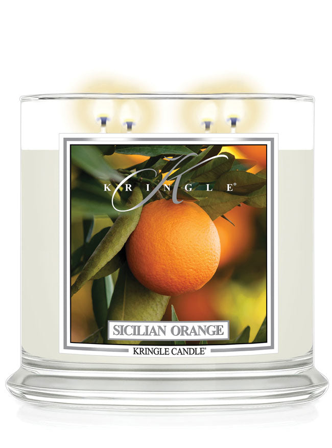 Sicilian Orange Scented 4-wick Candle