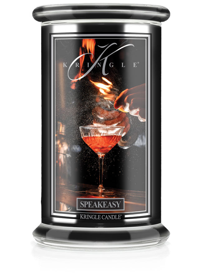 Large Speakeasy spice and bourbon Scented Reserve Collection Candle - Kringle Candle Company