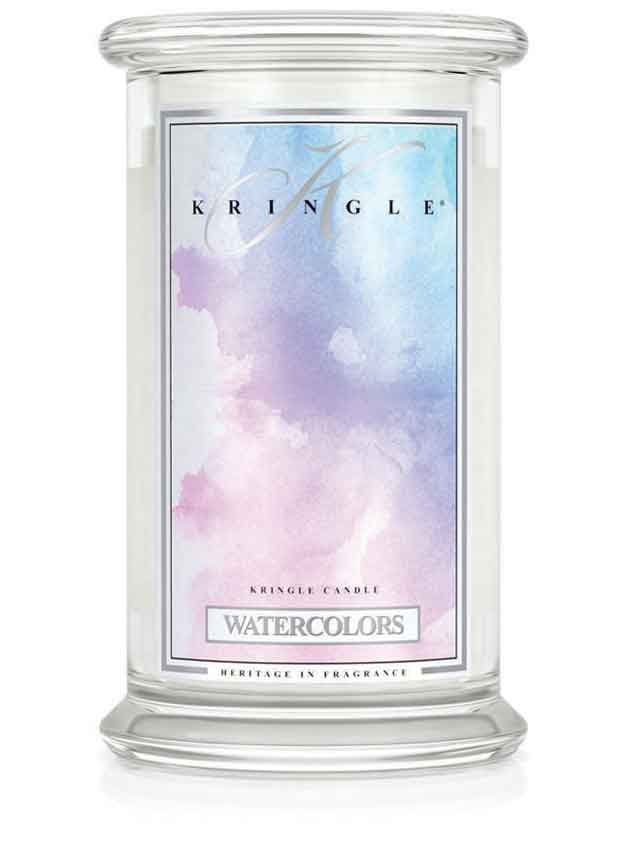 Watercolors Large 2-wick candle - Kringle Candle Store
