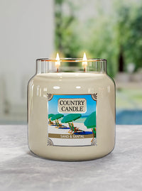 Sand & Santal Medium Jar Candle - Kringle Candle Company