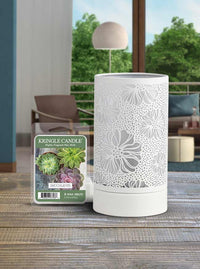 7" Touch Lamp Wax Warmer-White Flower - Kringle Candle Company