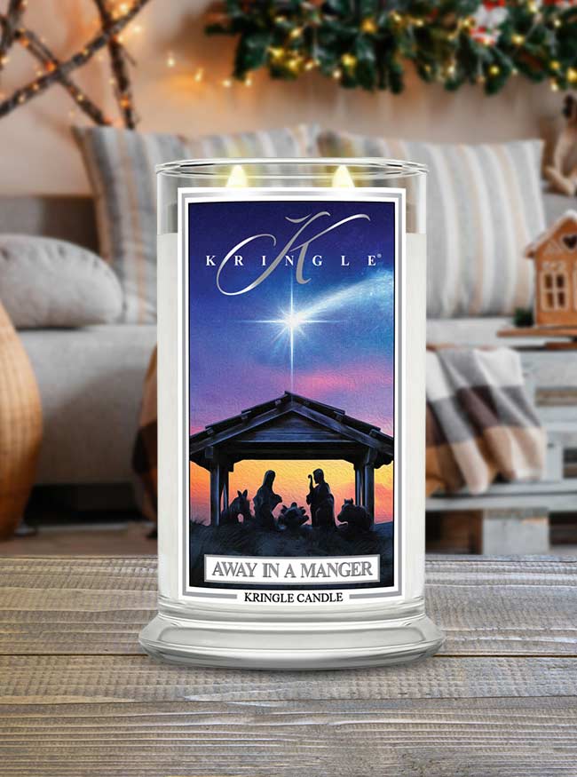 Away In A Manger Large 2-wick - Kringle Candle Company
