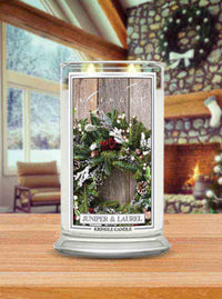Juniper & Laurel Large 2-wick - Kringle Candle Company
