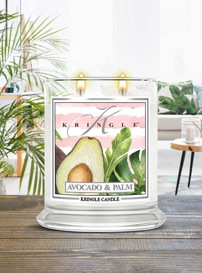 Avocado & Palm Medium 2-wick - Kringle Candle Company