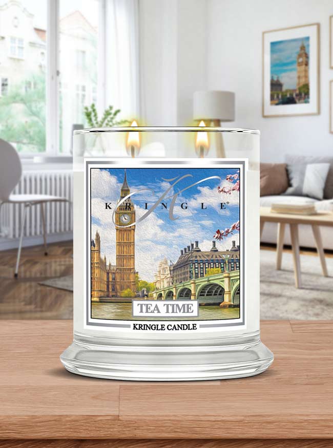 Tea Time Medium 2-wick - Kringle Candle Company