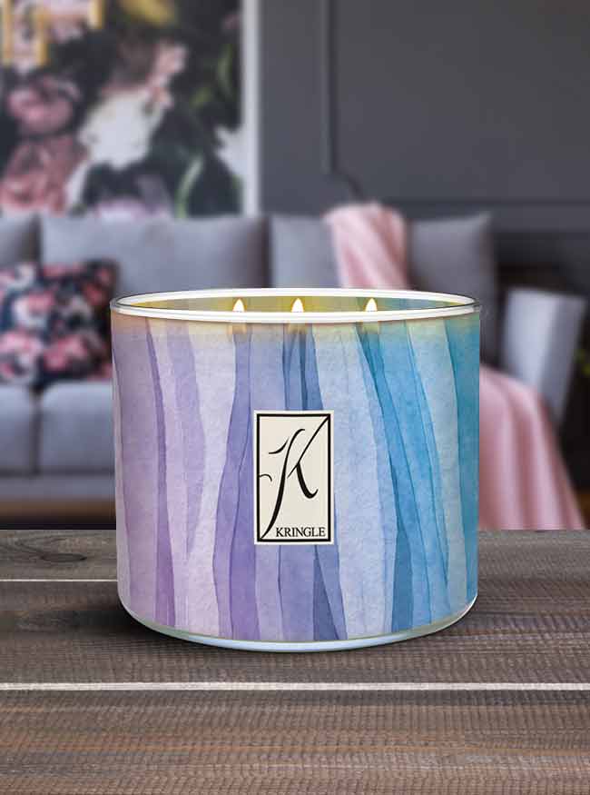 Watercolors | 3-wick Candle - Kringle Candle Company