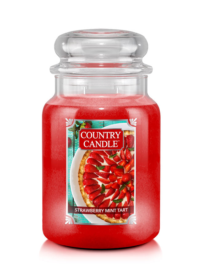 Strawberry Mint Tart Large 2-wick - Kringle Candle Company