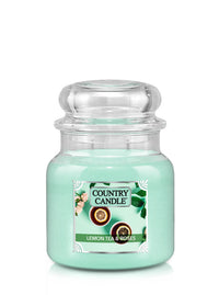Lemon Tea & Roses Medium Jar Candle - Kringle Candle Company