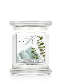 Eucalyptus & Cotton Medium 2-wick - Kringle Candle Company