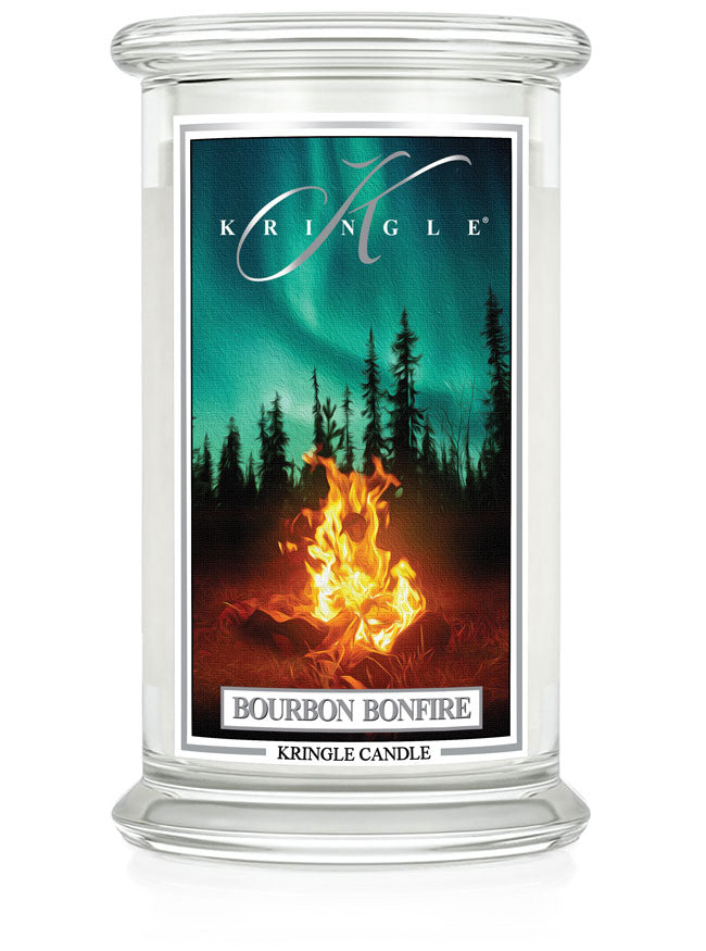 Bourbon Bonfire Large 2-wick - Kringle Candle Company