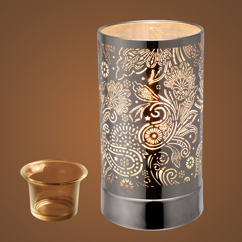 Aroma Wax burner Ceramic Lamp Aromatherapy Candle Pink warmer