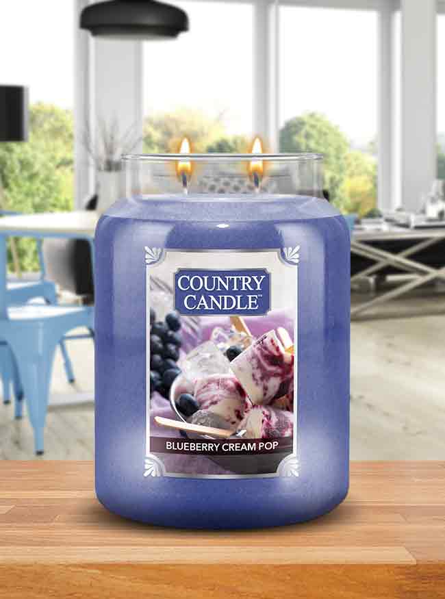 Blueberry Cream Pop Large 2-wick - Kringle Candle Company